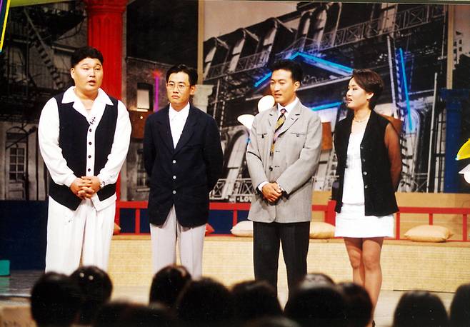 왼쪽부터 강호동,이경규,이재룡. 1995.10.12