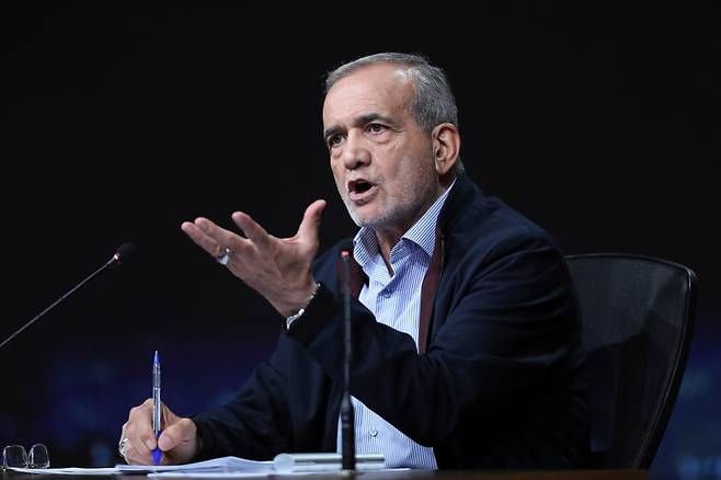 마수드 페제시키안 이란 대통령./연합뉴스