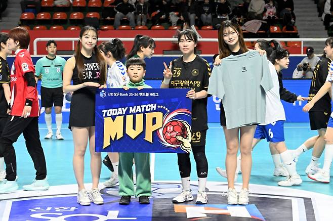 대구광역시청 노희경이 9골 2도움으로 활약하면서 MVP로 선정됐다. 한국핸드볼연맹 제공