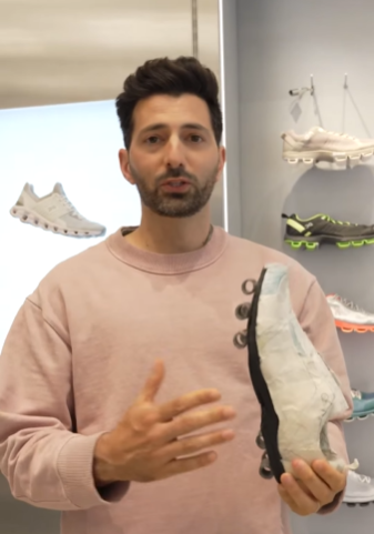 나이키로부터 투자를 거절 당한 온의 컨셉 모델