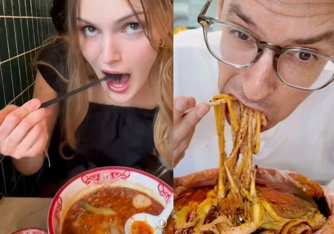 전 세계적으로 마라탕 열풍이 확산하면서 외국인들이 생일 파티나 데이트를 위해 마라탕 전문점을 찾는 사례가 늘고 있다. [사진출처 = SCMP]