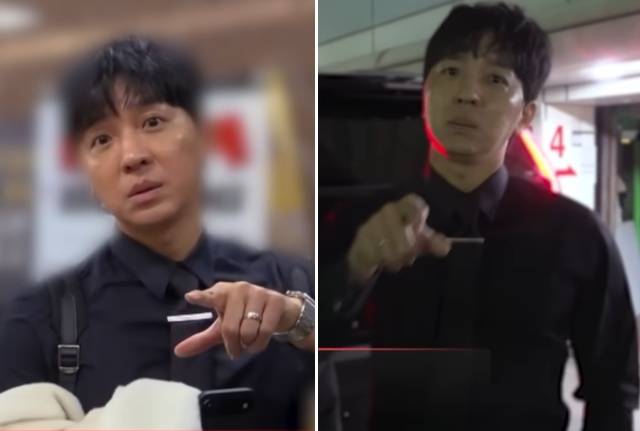 ‘일타강사’ 조정식이 수능 문항 거래 의혹과 관련한 취재진 질문에 격앙된 반응을 보였다. 사진=‘PD수첩’ 화면 캡처