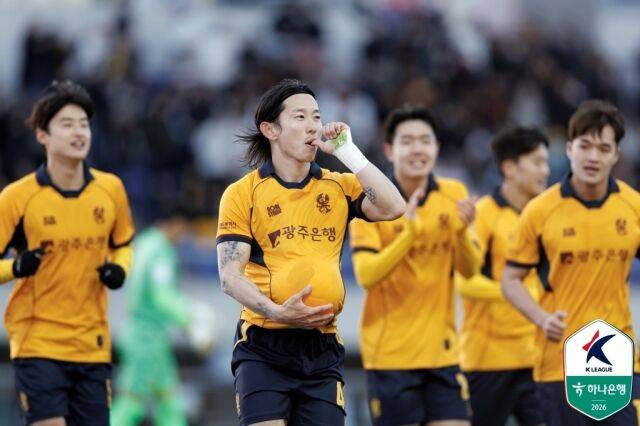 광주FC 신창무./프로축구연맹
