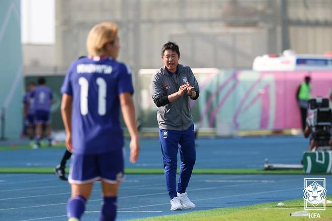 지난 2025 AFC U-23 아시안컵 일본과의 4강전 당시 이민성 감독. /사진=대한축구협회 제공