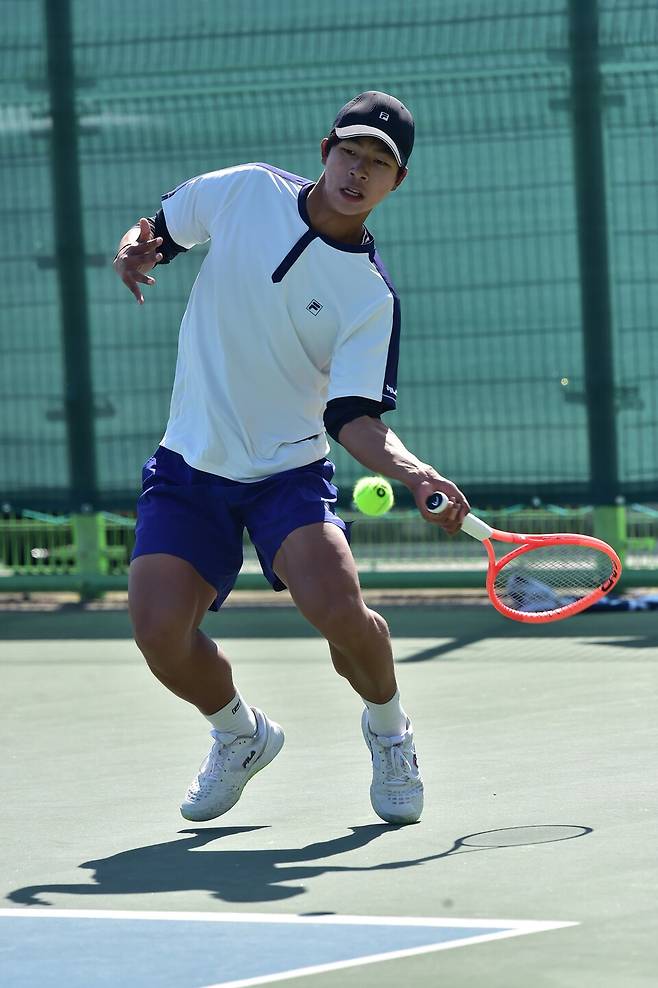 컨디션 난조로 4강 진출에 실패한 조민혁. 사진/황서진 기자