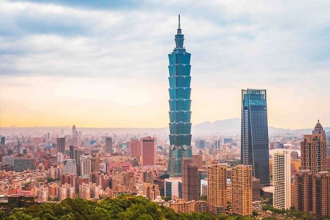 타이베이 시내 전경. (제주항공 제공)