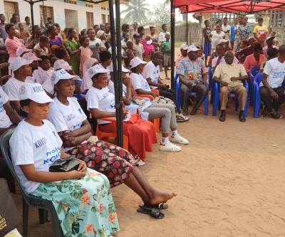 DR콩고 '지역사회 인식제고 캠페인' 참석자들 [코이카 제공. 재판매 및 DB 금지]