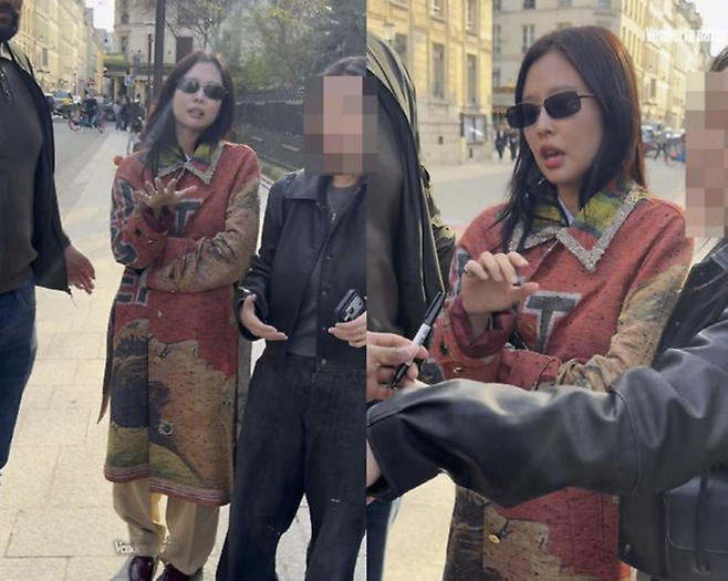 블랙핑크 제니. 사진 | 온라인커뮤니티