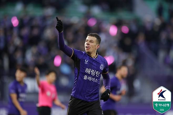 안양 마테우스. 사진 | 한국프로축구연맹