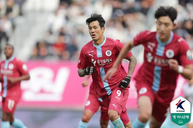 용인 석현준. 사진제공=한국프로축구연맹