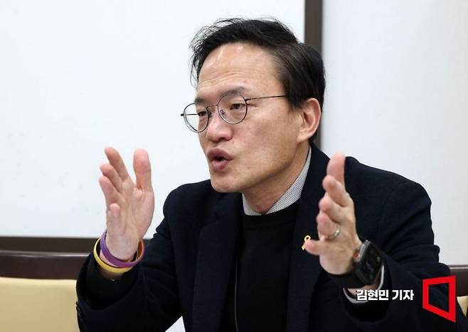 박주민 더불어민주당 의원이 국회에서 아시아경제와 만나 발언하고 있다. 2026.2.11 김현민 기자