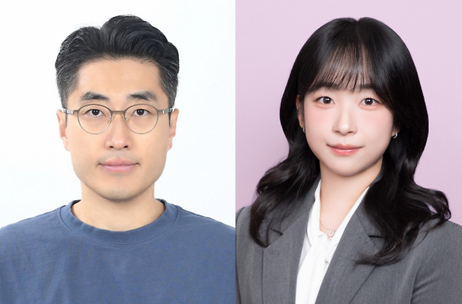 왼쪽부터 강석주 UNIST 교수, 노은환 연구원. UNIST 제공