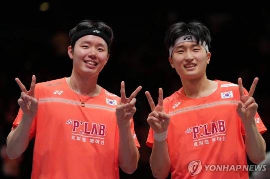 배드민턴 '황금콤비' 서승재와 김원호(좌측부터) / 사진=연합뉴스