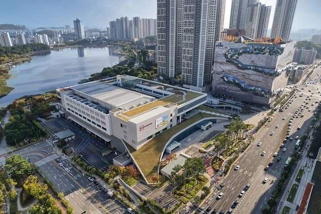 수원컨벤션센터 일대.  수원시