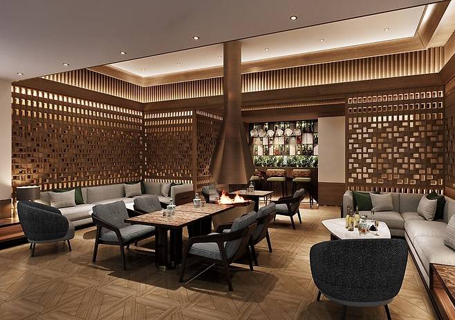 그랜드호텔 옥상층 VIP라운지 인테리어 투시도 ⓒ 강원랜드 제공