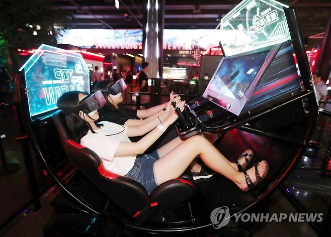 송도 트리플 스트리트 VR 체험공간 [연합뉴스 자료사진]