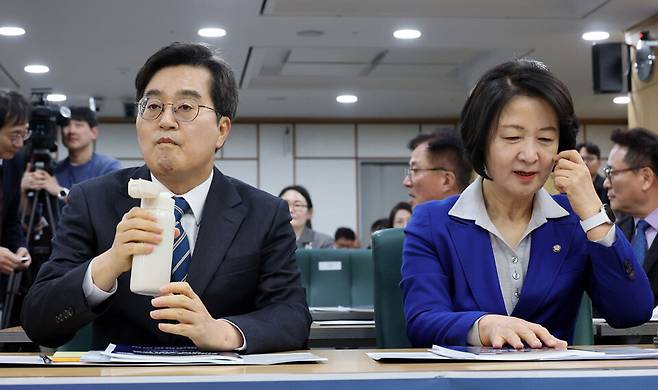 ▲ 김동연 경기도지사와 더불어민주당 추미애 의원. /연합뉴스