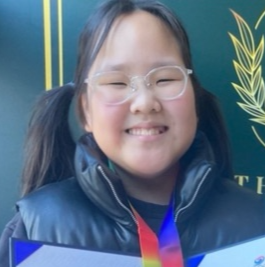 전국소년체전 여자 초등부 바둑 경남대표로 선발된 김나원(진주 무지개초교 5). /진주스포츠클럽