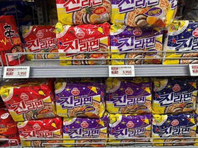 라면 매대./사진=윤서영 기자 sy@