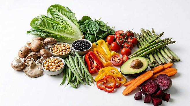 우리 식탁에서 흔히 볼 수 있는 채소는 혈당 조절에도 효과적이다|출처: Gemini 생성