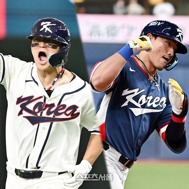 김도영과 안현민의 모습. 사진 | 스포츠서울 DB