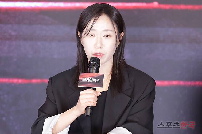 ENA 새 월화드라마 '클라이맥스' 제작발표회에 참석한 이지원 감독. 2026.3.10 ⓒ이혜영 기자 lhy@hankooki.com