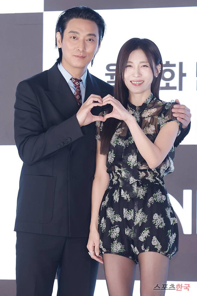 ENA 새 월화드라마 '클라이맥스' 제작발표회에 참석한 주지훈, 하지원. 2026.3.10 ⓒ이혜영 기자 lhy@hankooki.com