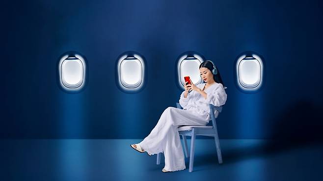 스타링크 무료 와이파이 이용이 가능한 에어프랑스.  /사진= 에어프랑스