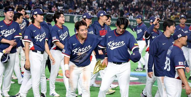 한국 야구대표팀이 2026 월드베이스볼클래식(WBC) 조별리그 C조 4차전 호주와 경기에서 7-2로 이기며 8강 진출하며 상대팀에 대한 관심이 쏠리고 있다. 사진은 한국팀이 지난 9일 일본 도쿄돔에서 열린 2026 WBC 도쿄POOL 대한민국과 호주 경기에서 7-2로 승리한 모습. /사진=스타뉴스