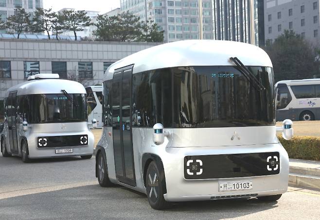 안양시 레벨4 자율주행 셔틀 모습. 안양시 제공