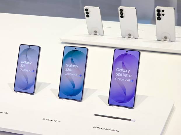 4일(현지시간) 스페인 바르셀로나에서 개최된 MWC26에서 ‘최고 전시 제품상(Best in Show)’을 수상한 갤럭시 S26 울트라 시리즈. 사진제공=삼성전자