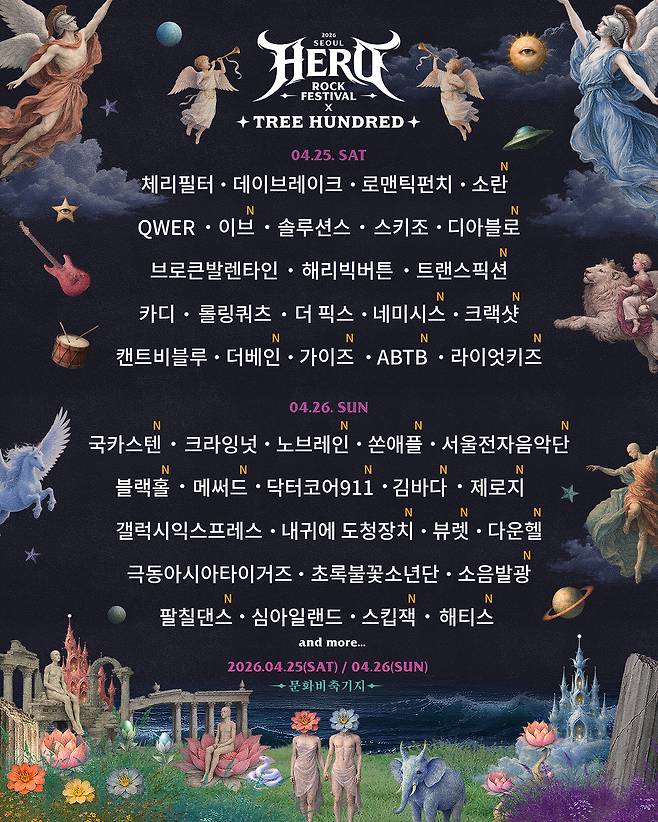 ‘2026 서울 히어로 락페스티벌 X 트리헌드레드’