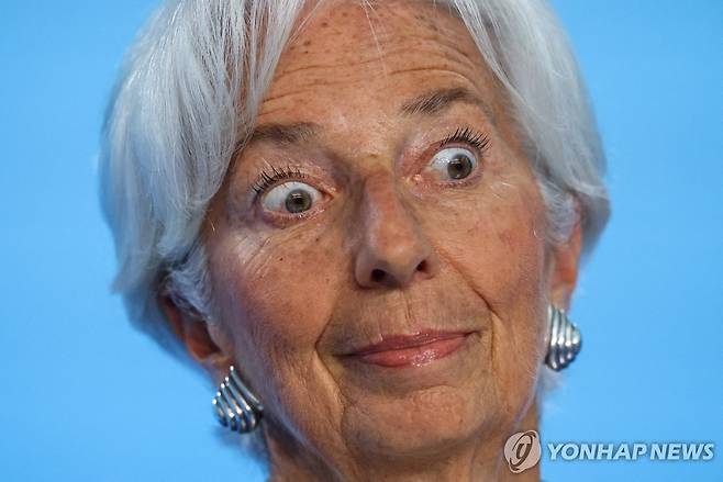 크리스틴 라가르드 ECB 총재 [로이터 연합뉴스 자료사진. 재판매 및 DB 금지]