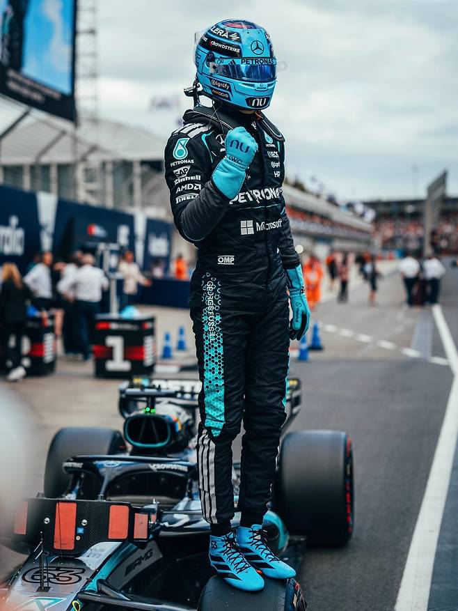 2026 F1 챔피언십 1라운드 개막전 '호주 그랑프리'에서 우승한 조지 러셀. /사진=메르세데스