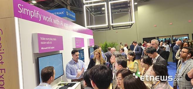 마이크로소프트의 HIMSS 2026 부스 전경 (사진=배옥진)