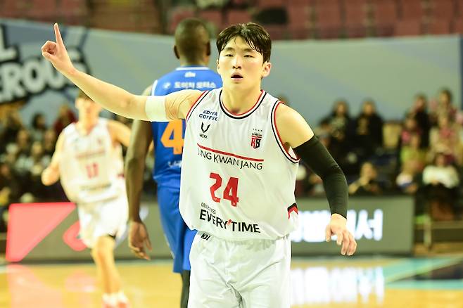 안양 정관장 문유현. 사진=KBL