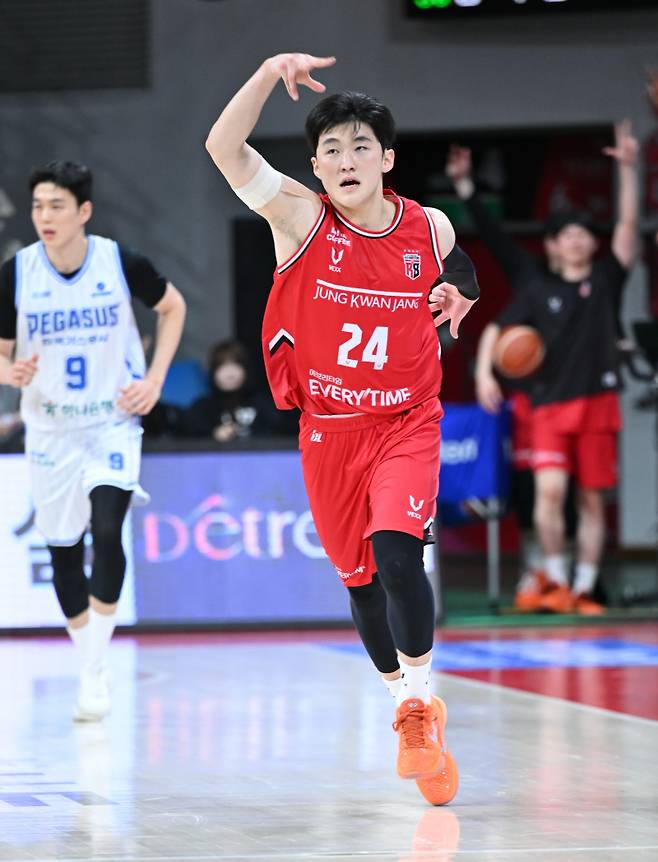 안양 정관장 문유현. 사진=KBL