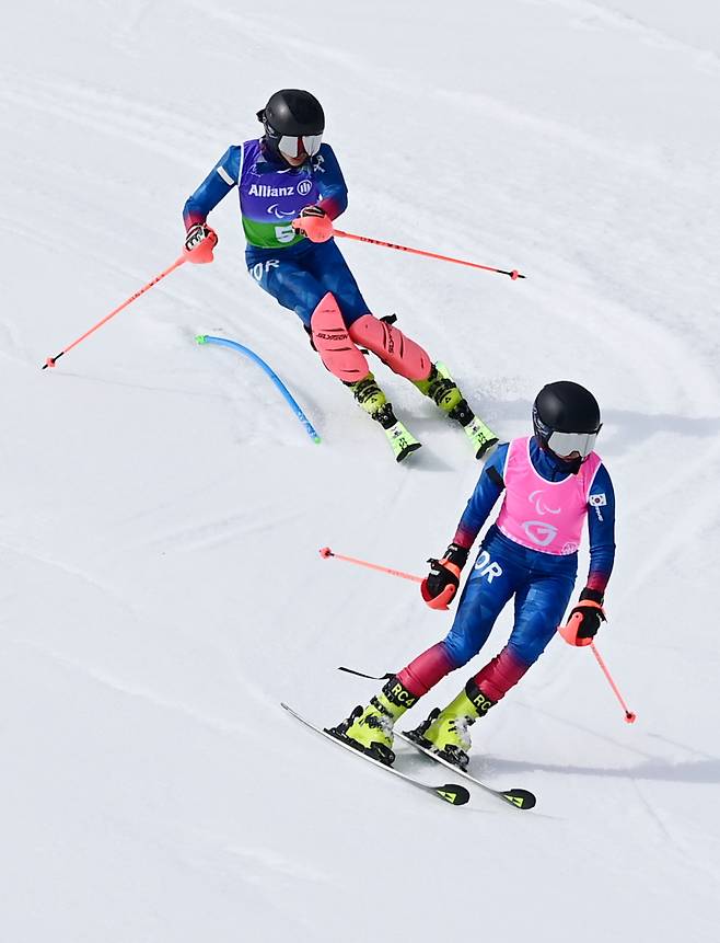 최사라-어은미 가이드. 사진=대한장애인체육회 제공