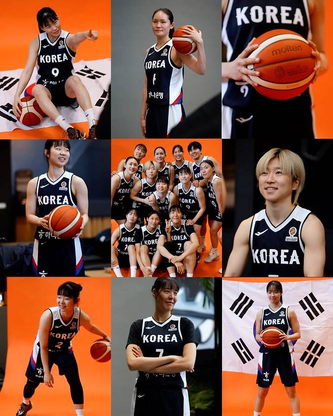 2026 FIBA 월드컵 최종예선에 출전하는 여자농구 대표팀. 사진=FIBA SNS