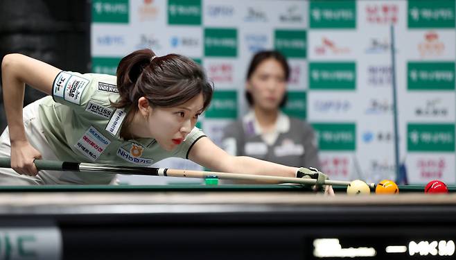 H조 1위로 16강에 오른 NH농협카드 정수빈. PBA 제공