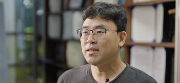 전광길 인천대학교 교수가 연구 내용을 설명하고 있다. 이인엽 기자