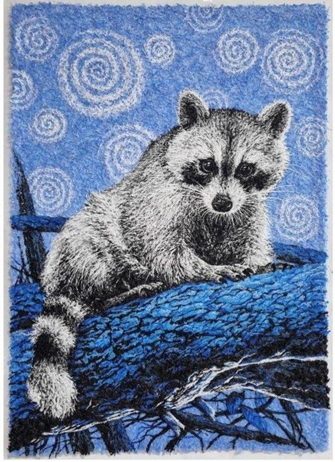 김윤, 라쿤, 판넬에 비닐봉지, 2024 *재판매 및 DB 금지