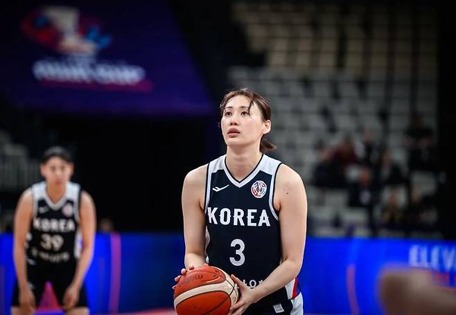 [서울=뉴시스] 한국 여자 농구 대표팀 주장 강이슬. (사진=대한민국농구협회 제공) *재판매 및 DB 금지