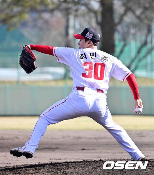 SSG 랜더스 최민준. /OSEN DB