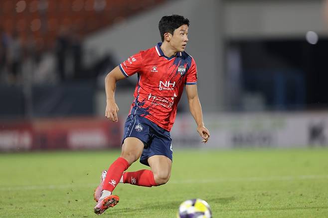 김천 고재현은 지난 2시즌동안 1골에 그쳤지만 올 시즌 개막전부터 골을 뽑으며 다시 기지개를 켜고 있다. 사진제공│한국프로축구연맹