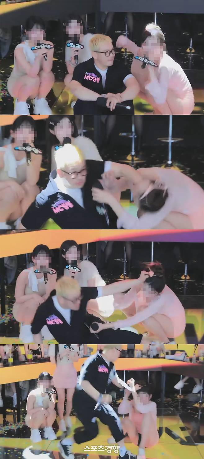 최근 한 엑셀방송에 출연해 한 여성 BJ를 폭행한 것으로 알려진 MC딩동. 유튜브 채널 캡처