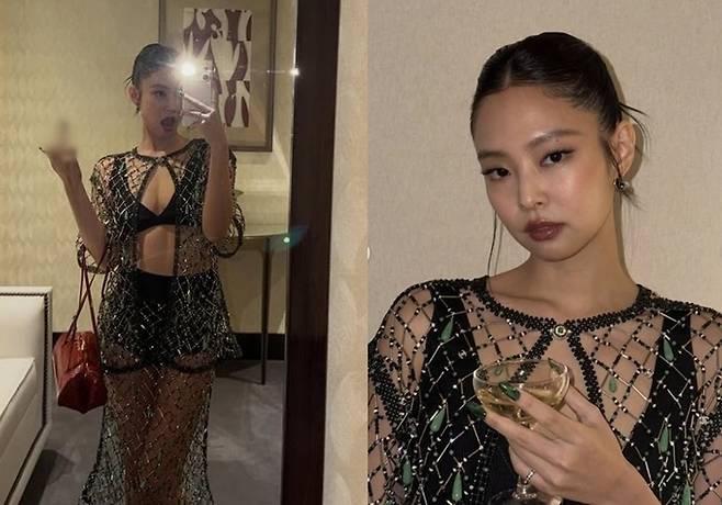 제니. 사진l제니 SNS 캡처