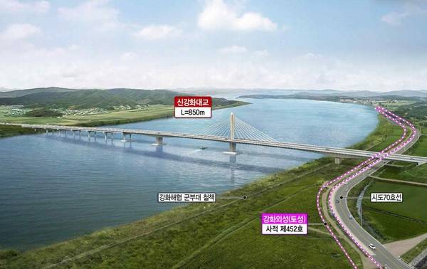 신강화대교 조감도