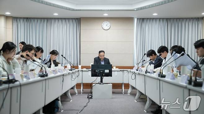 11일 질병청 출입기자단 대상 아카데미에서 열린 '취약계층 결핵 환자 치료비지원·전원협의체 위원회(가상 시나리오)'.(질병청 제공)