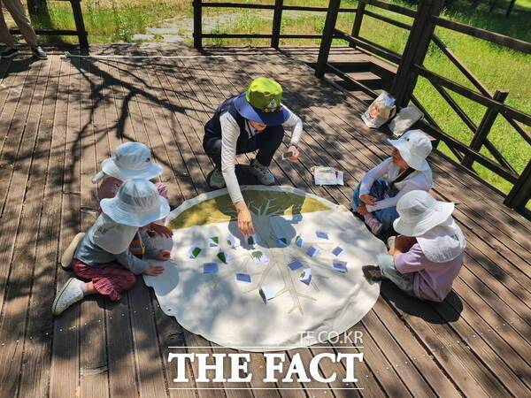 지난해 금산군 숲·목공체험 모습. /금산군